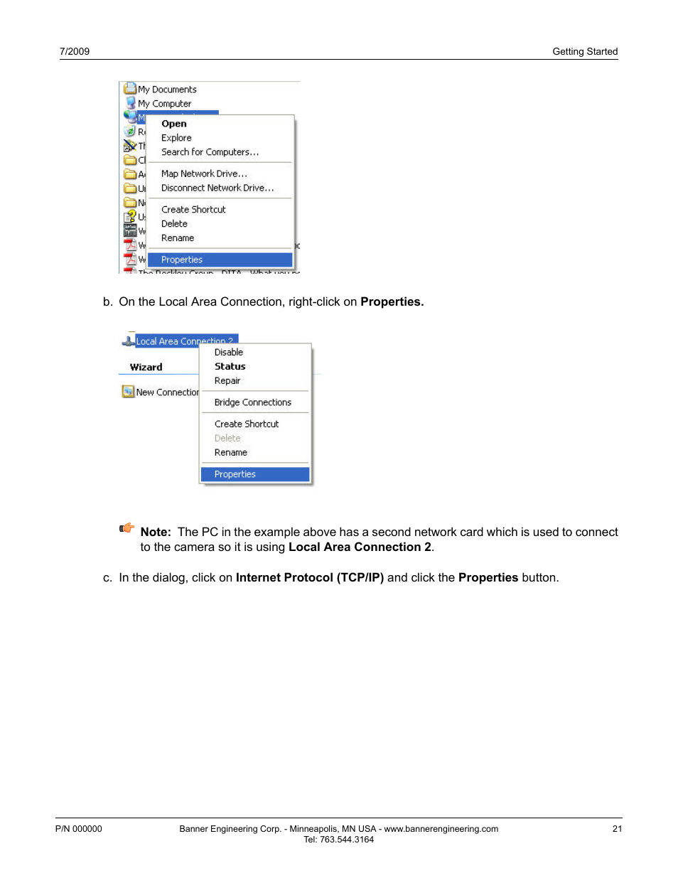 Banner PresencePLUS P4 Series User Manual | Page 21 / 254