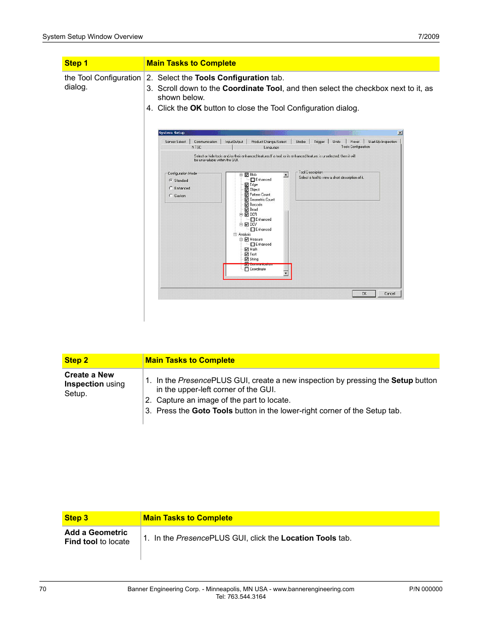 Banner PresencePLUS P4 Series User Manual | Page 70 / 254