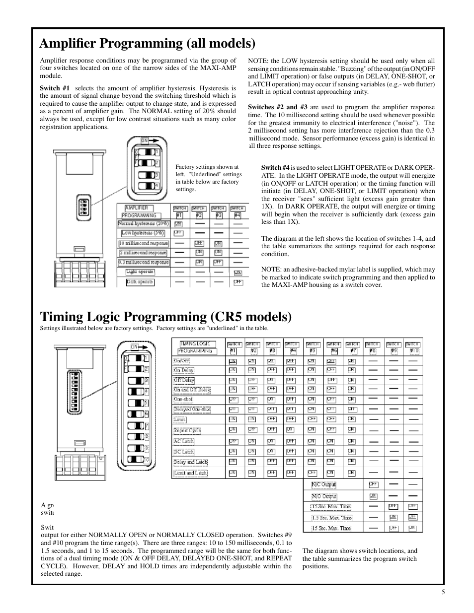 Banner MAXI-AMP Series User Manual | Page 5 / 8