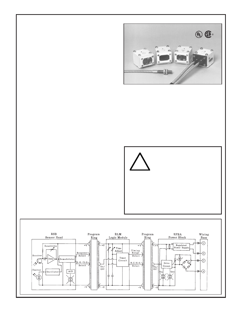 Maxi-beam, Modular sensors | Banner MAXI-BEAM Series User Manual | Page 2 / 16