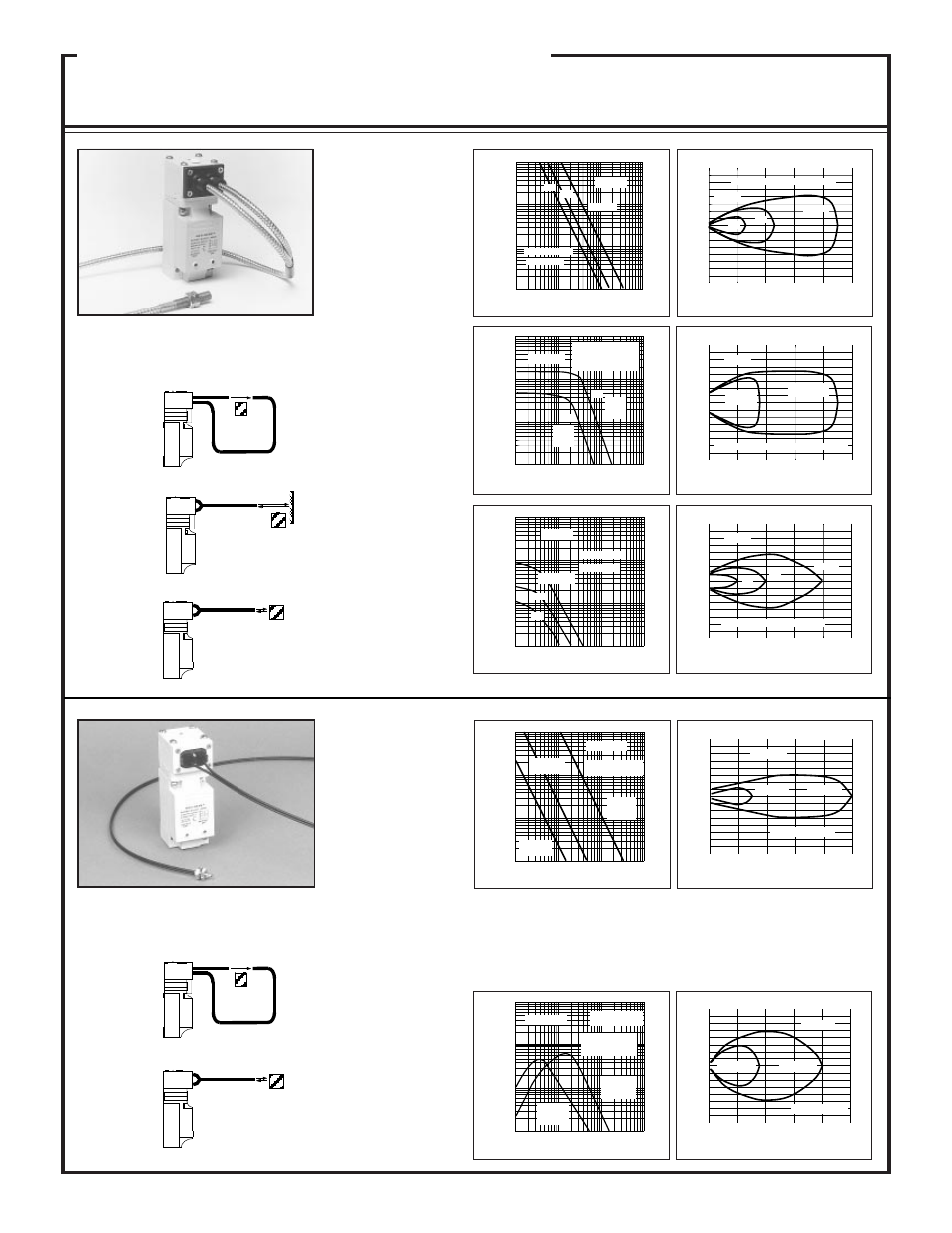 Maxi-beam, Sensor heads, Sensing mode models excess gain | Beam pattern, Rsbf, Rsbfp, Opposed mode diffuse mode | Banner MAXI-BEAM Series User Manual | Page 6 / 16
