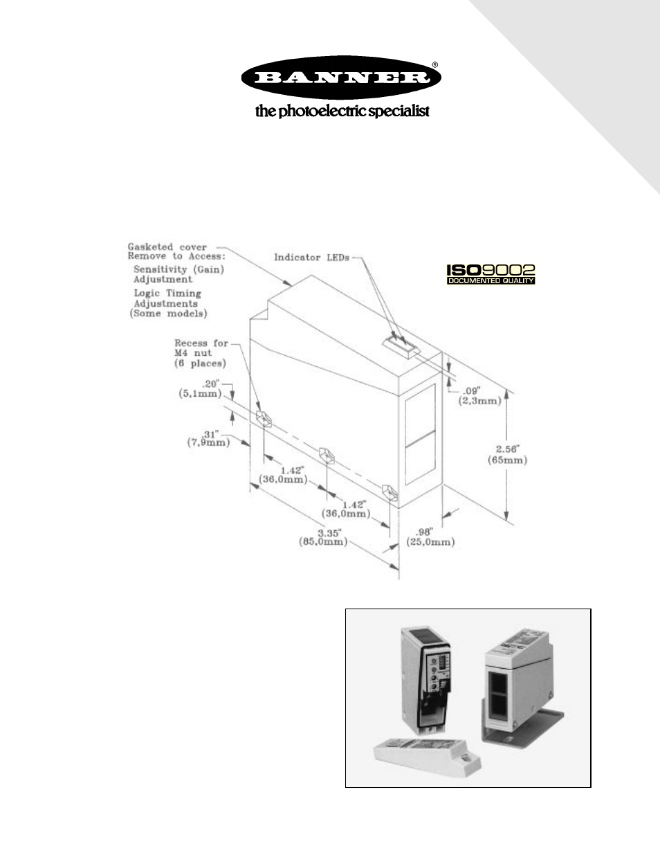 Banner Q85 Series User Manual | 8 pages