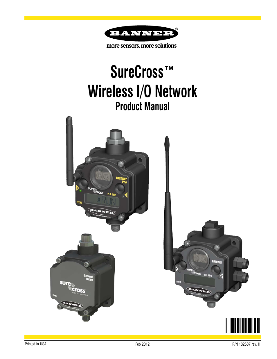 Banner SureCross DX80 Wireless Networks User Manual | 114 pages