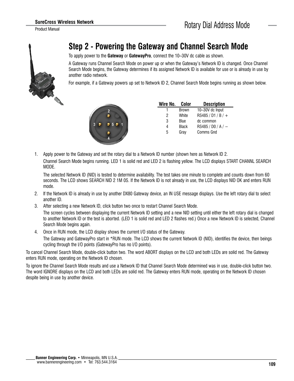 Banner SureCross DX80 Wireless Networks User Manual | Page 109 / 114