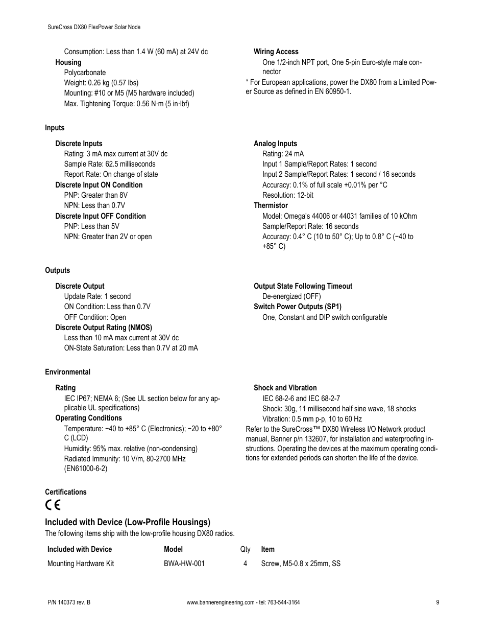 Banner SureCross DX80 Wireless Networks User Manual | Page 9 / 11
