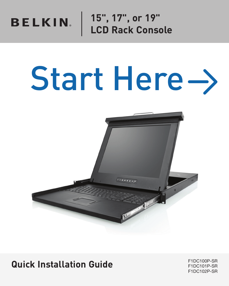 Start here | Belkin F1DC100P-SR User Manual | Page 10 / 10