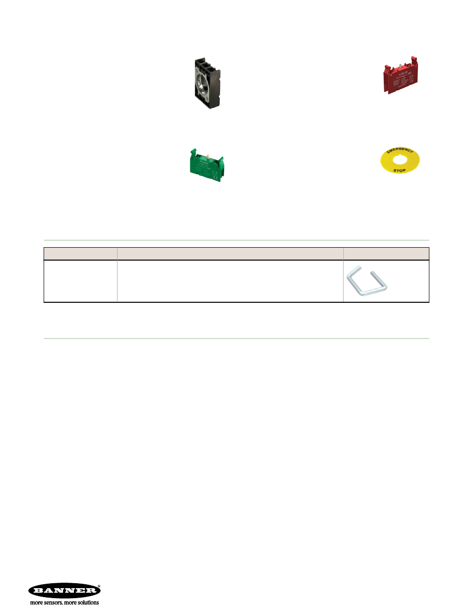 Telescoping stand replacement parts, Banner engineering corp limited warranty | Banner DUO-TOUCH Run Bar with STB Buttons User Manual | Page 17 / 17