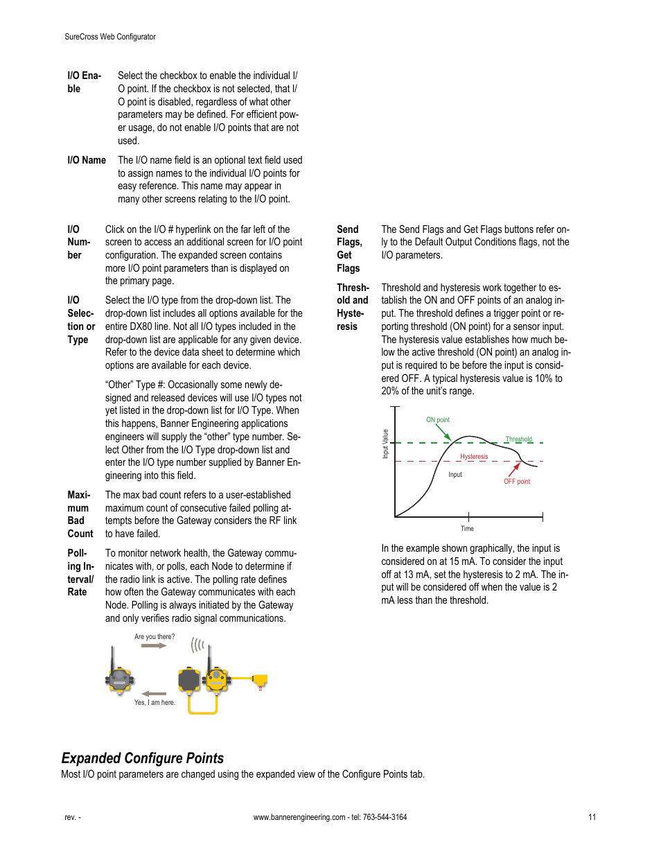 Expanded configure points | Banner SureCross DX80 Wireless Networks User Manual | Page 11 / 81