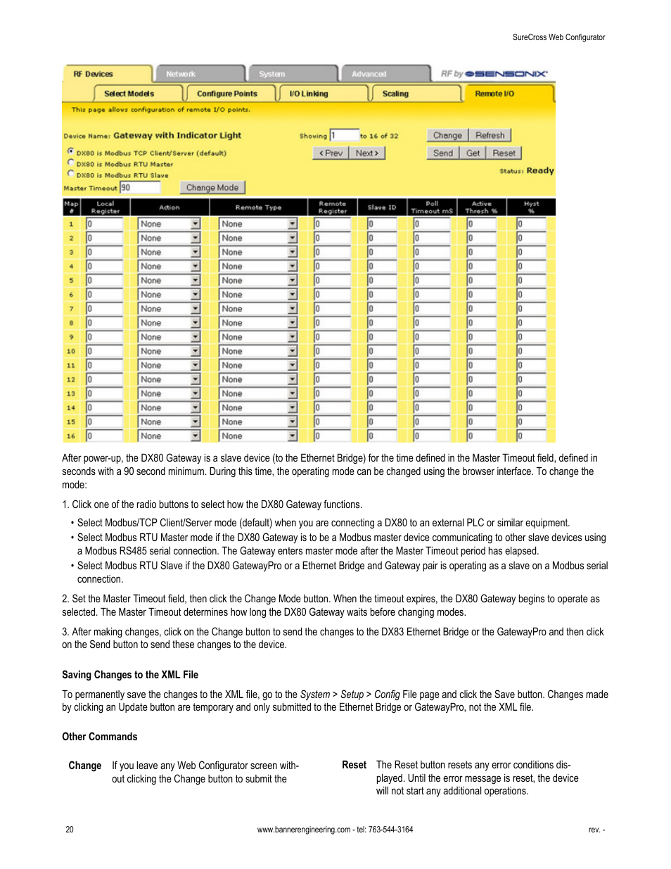 Banner SureCross DX80 Wireless Networks User Manual | Page 20 / 81