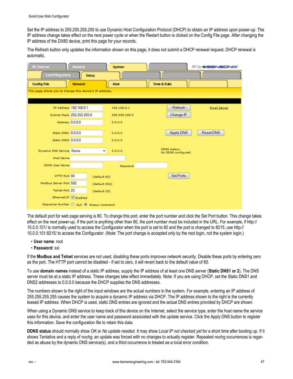 Banner SureCross DX80 Wireless Networks User Manual | Page 47 / 81