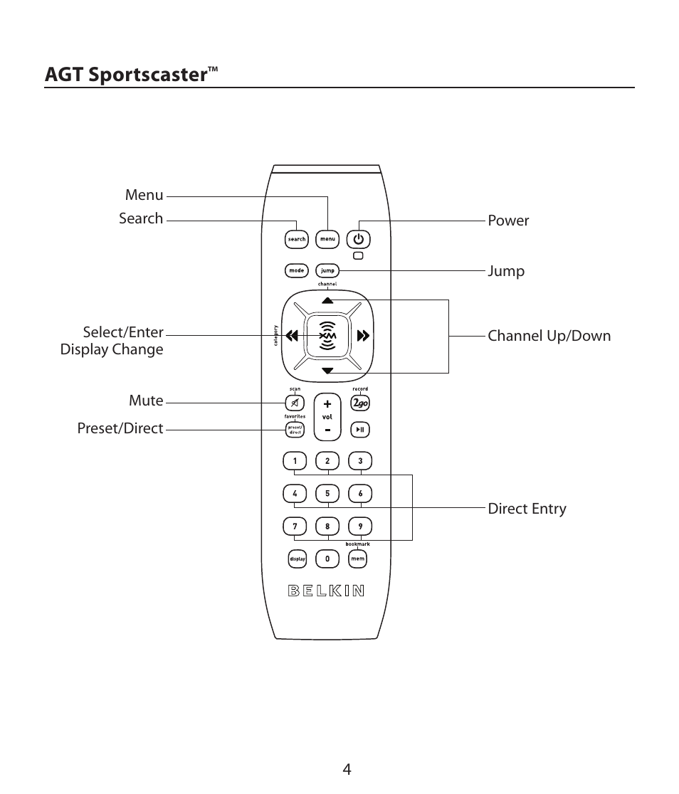 Agt sportscaster | Belkin F5X019 User Manual | Page 6 / 16