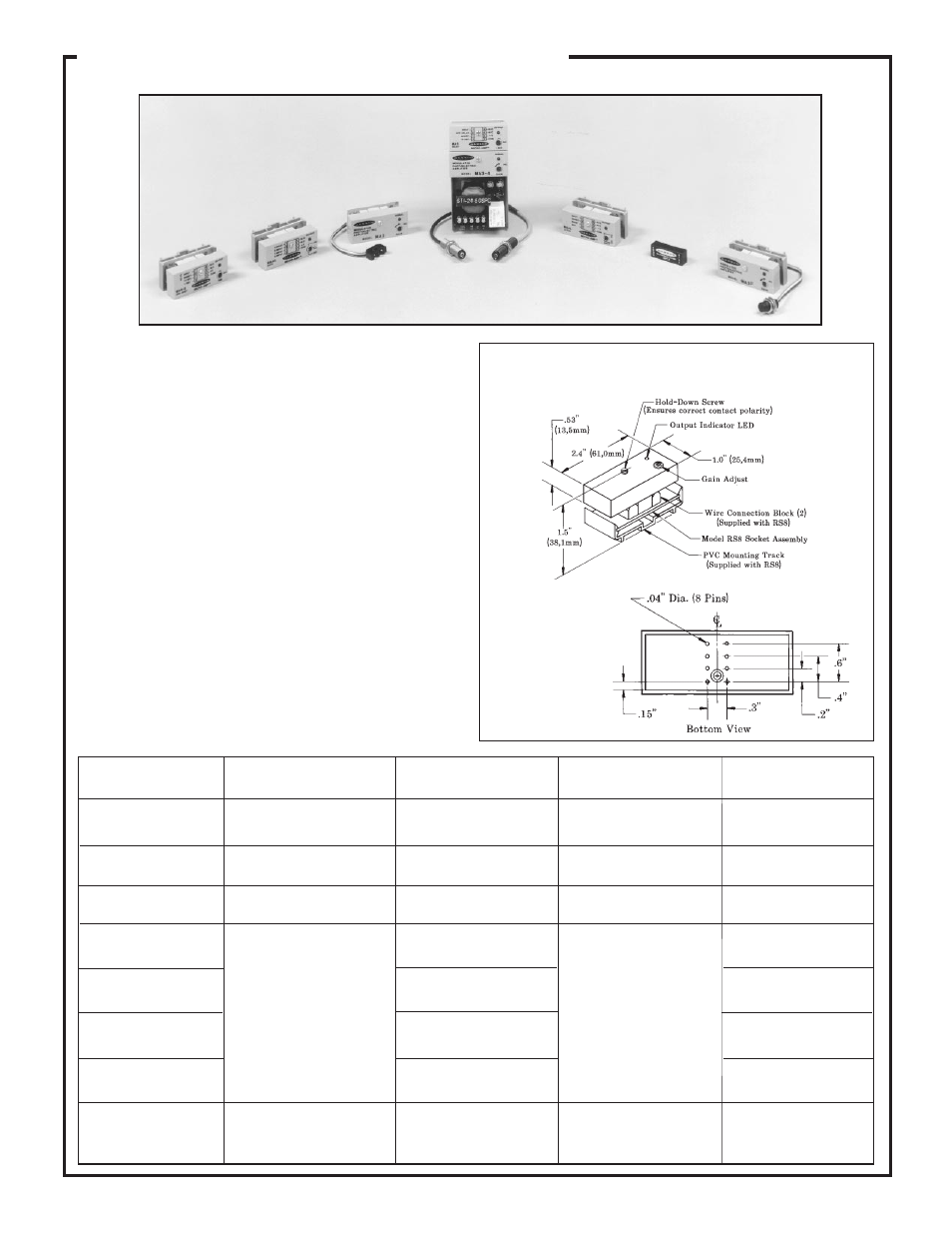 Micro-amp, System | Banner MICRO-AMP Series User Manual | Page 2 / 20