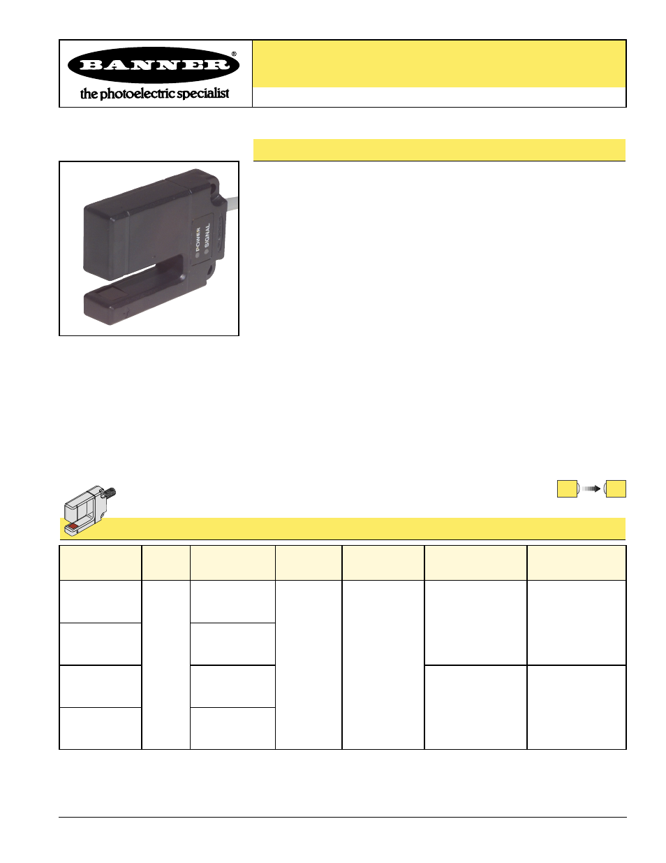 Banner SL10 Series Slot Sensors User Manual | 12 pages