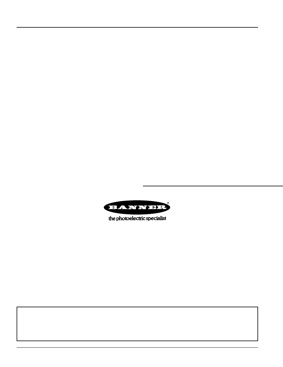 Sle10 expert, Series slot sensor | Banner SL10 Series Slot Sensors User Manual | Page 12 / 12