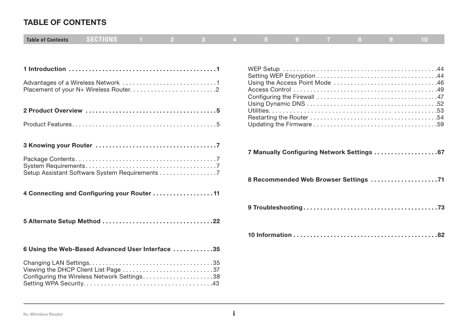 Belkin F5D8235-4 User Manual | Page 2 / 89