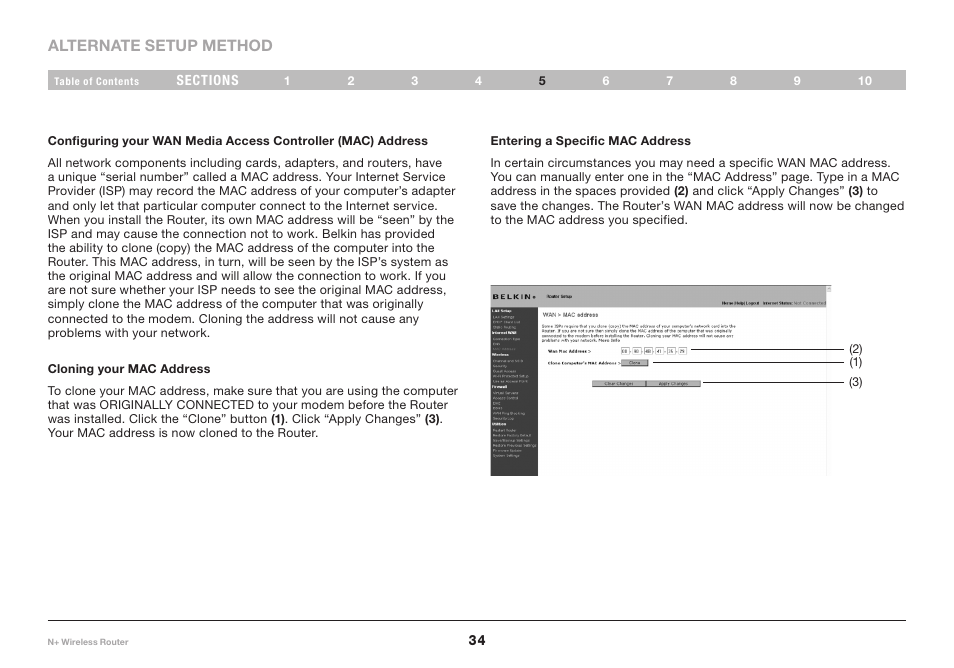 Belkin F5D8235-4 User Manual | Page 36 / 89