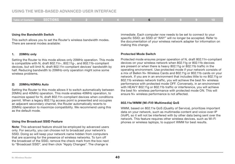 Belkin F5D8235-4 User Manual | Page 42 / 89