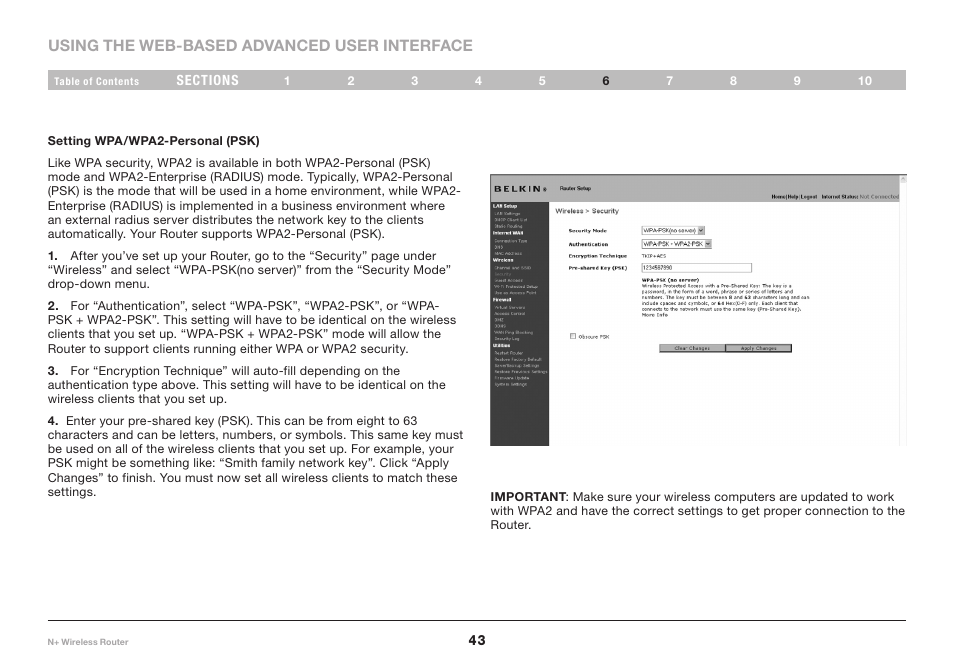 Belkin F5D8235-4 User Manual | Page 45 / 89