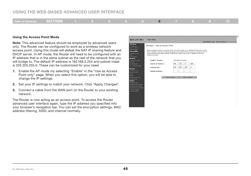 Belkin F5D8235-4 User Manual | Page 48 / 89