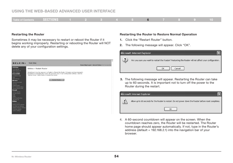 Belkin F5D8235-4 User Manual | Page 56 / 89