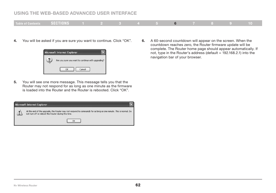 Belkin F5D8235-4 User Manual | Page 64 / 89