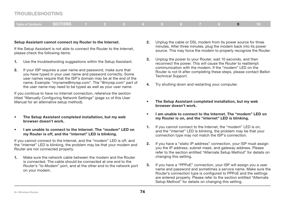 Belkin F5D8235-4 User Manual | Page 76 / 89