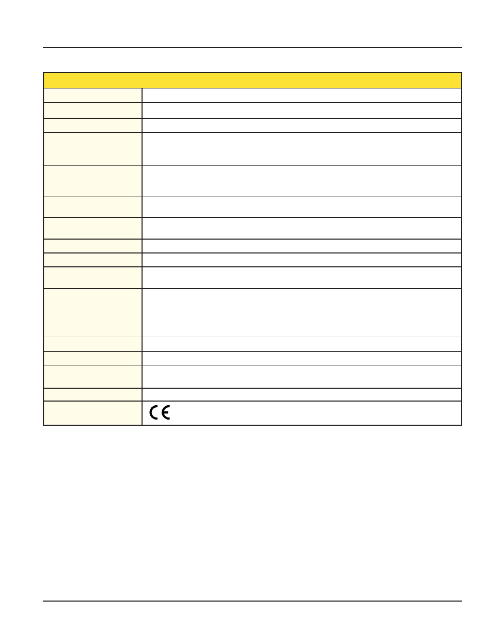 Product specifications | Banner QMT42 Series 400 mm Adjustable Field Sensors User Manual | Page 3 / 6
