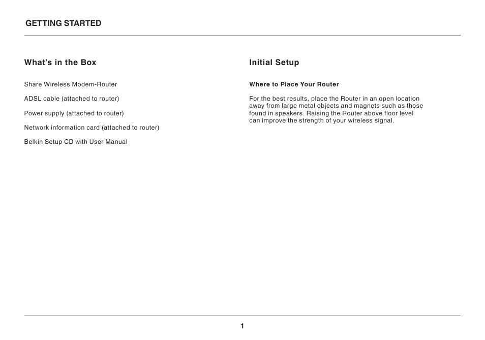 Belkin 8820AU00394 User Manual | Page 3 / 36