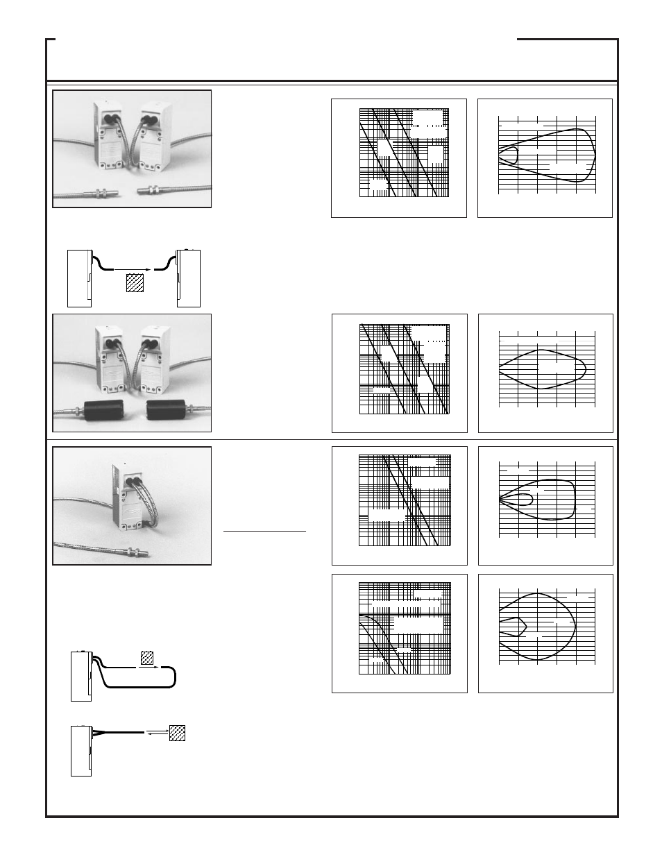 Multi-beam, & 4-wire scanner blocks, Beam pattern sensing mode | Models excess gain, Sbexf & sbrxf1, Sbfx1, Sbef & sbrf1, High-power scanner block, Diffuse mode, Opposed mode | Banner MULTI-BEAM Series User Manual | Page 11 / 32