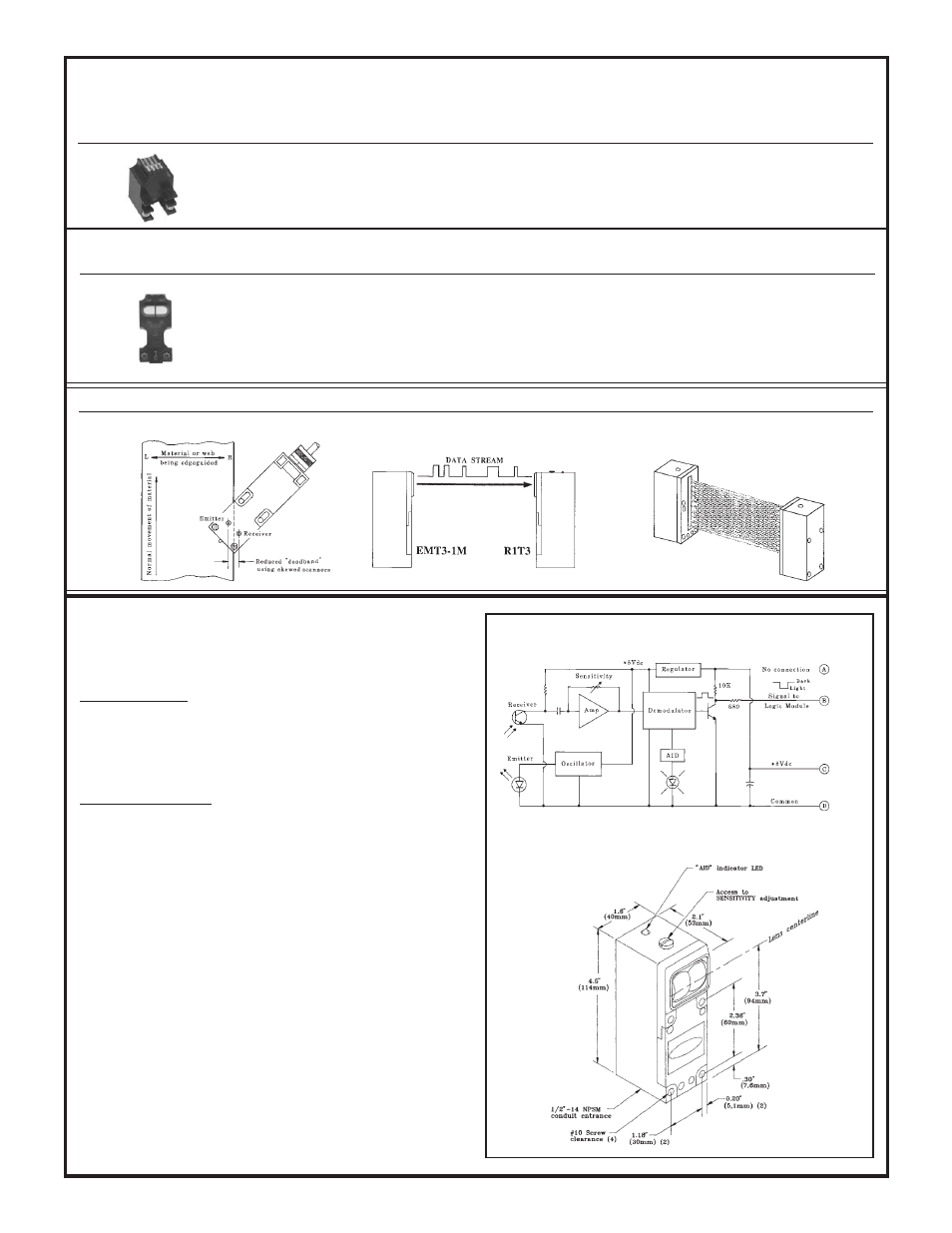 Multi-beam 3- & 4-wire scanner blocks, Wire systems, Power blocks | Logic modules, Multi-beam, Model timing logic function time range(s) page, Other, Systems | Banner MULTI-BEAM Series User Manual | Page 6 / 32