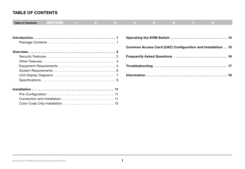 Belkin F1DN104F User Manual | Page 2 / 24