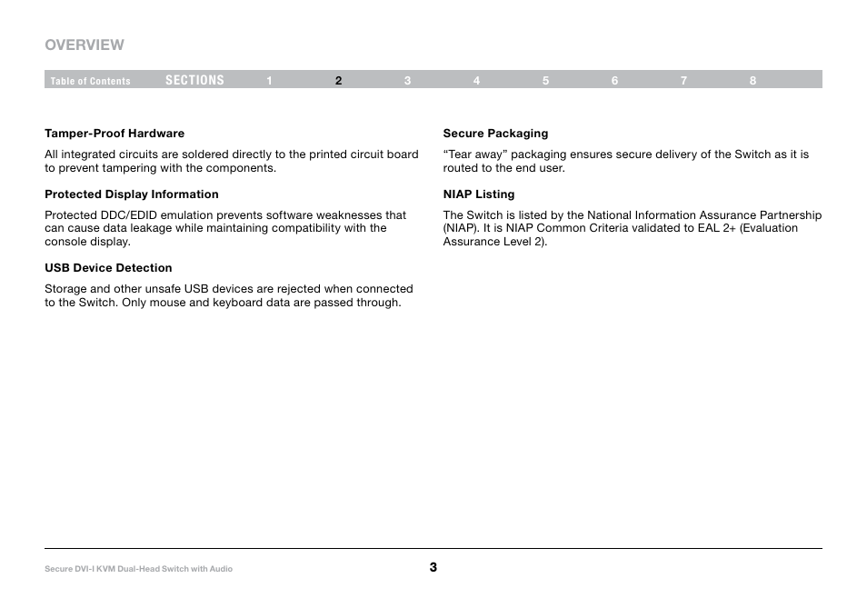 Overview | Belkin F1DN104F User Manual | Page 5 / 24