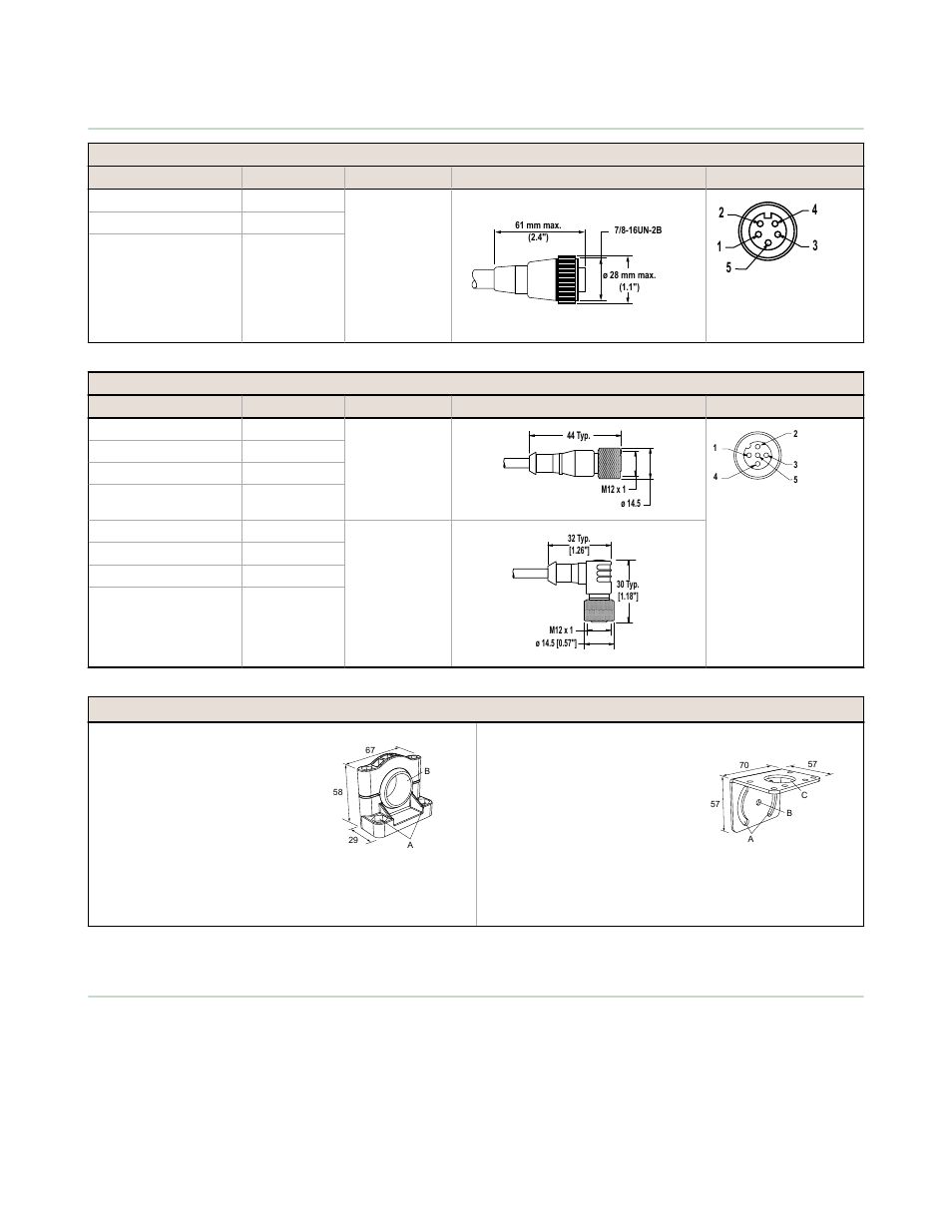 Accessories, Banner engineering corp limited warranty | Banner U-GAGE QT50U DC Series—Analog User Manual | Page 10 / 11