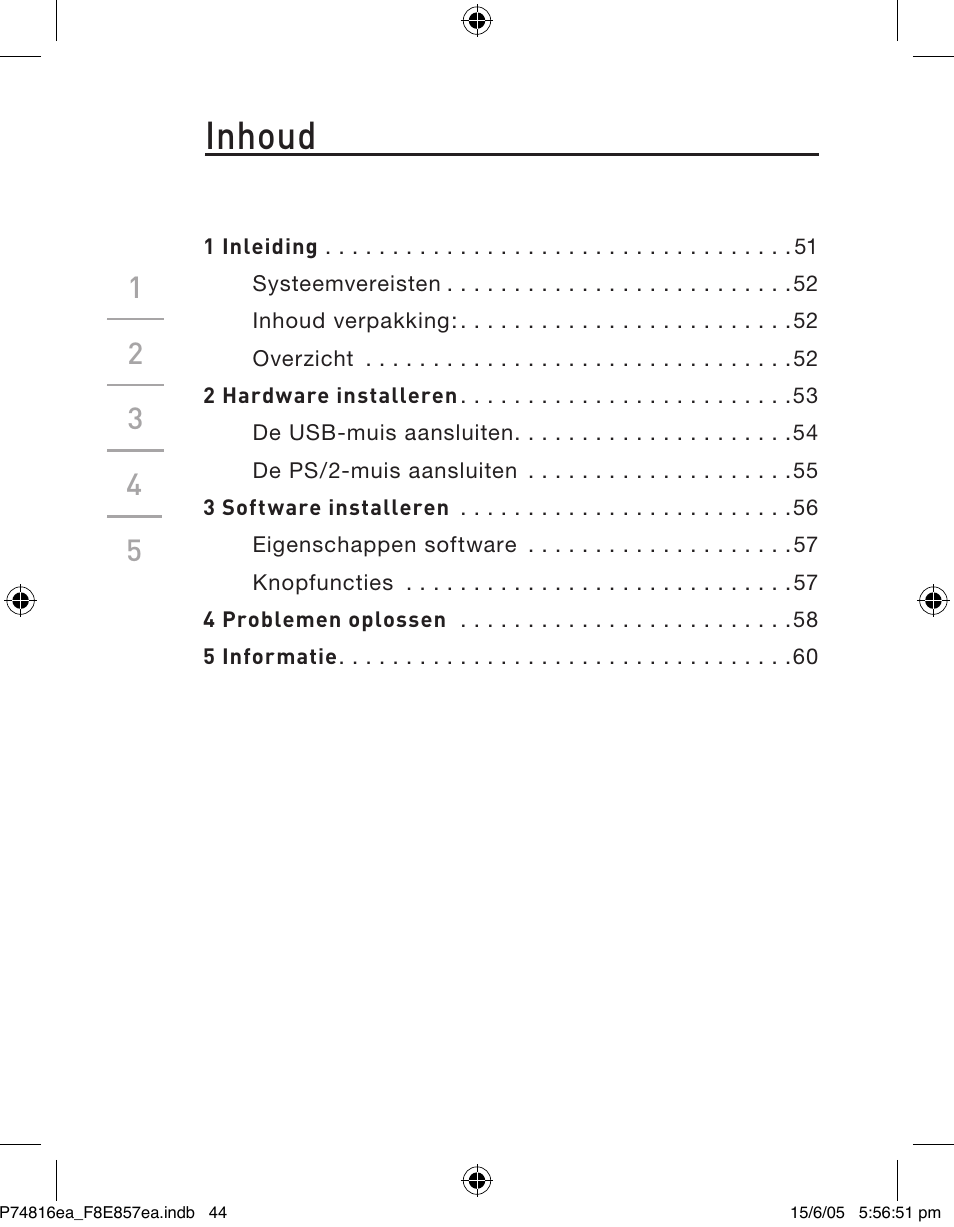 Inhoud | Belkin P74816EA User Manual | Page 48 / 88
