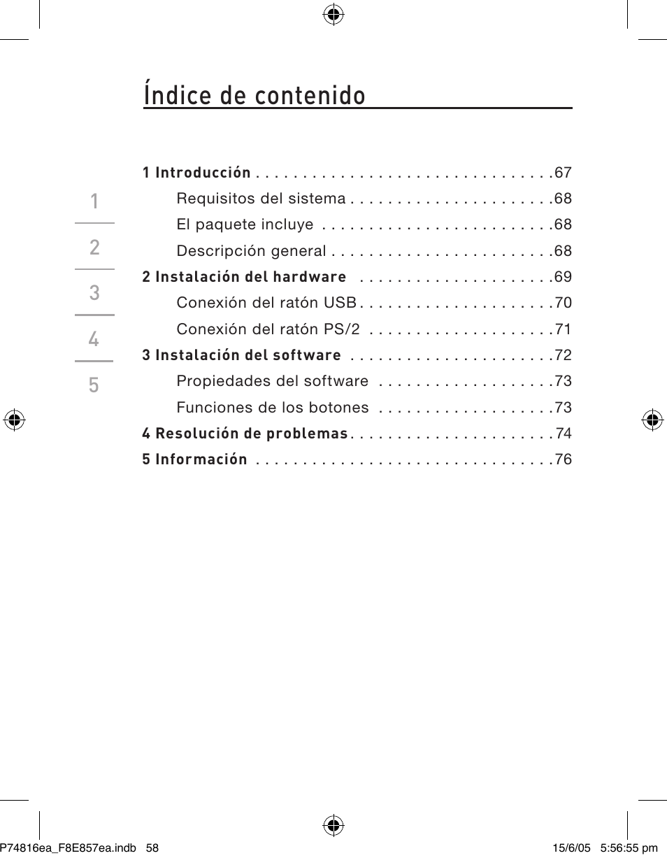 Belkin P74816EA User Manual | Page 62 / 88