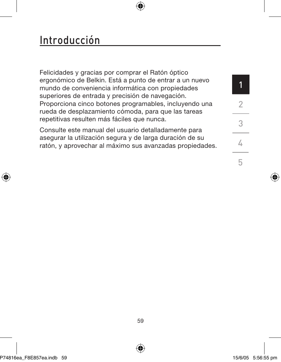 Introducción | Belkin P74816EA User Manual | Page 63 / 88