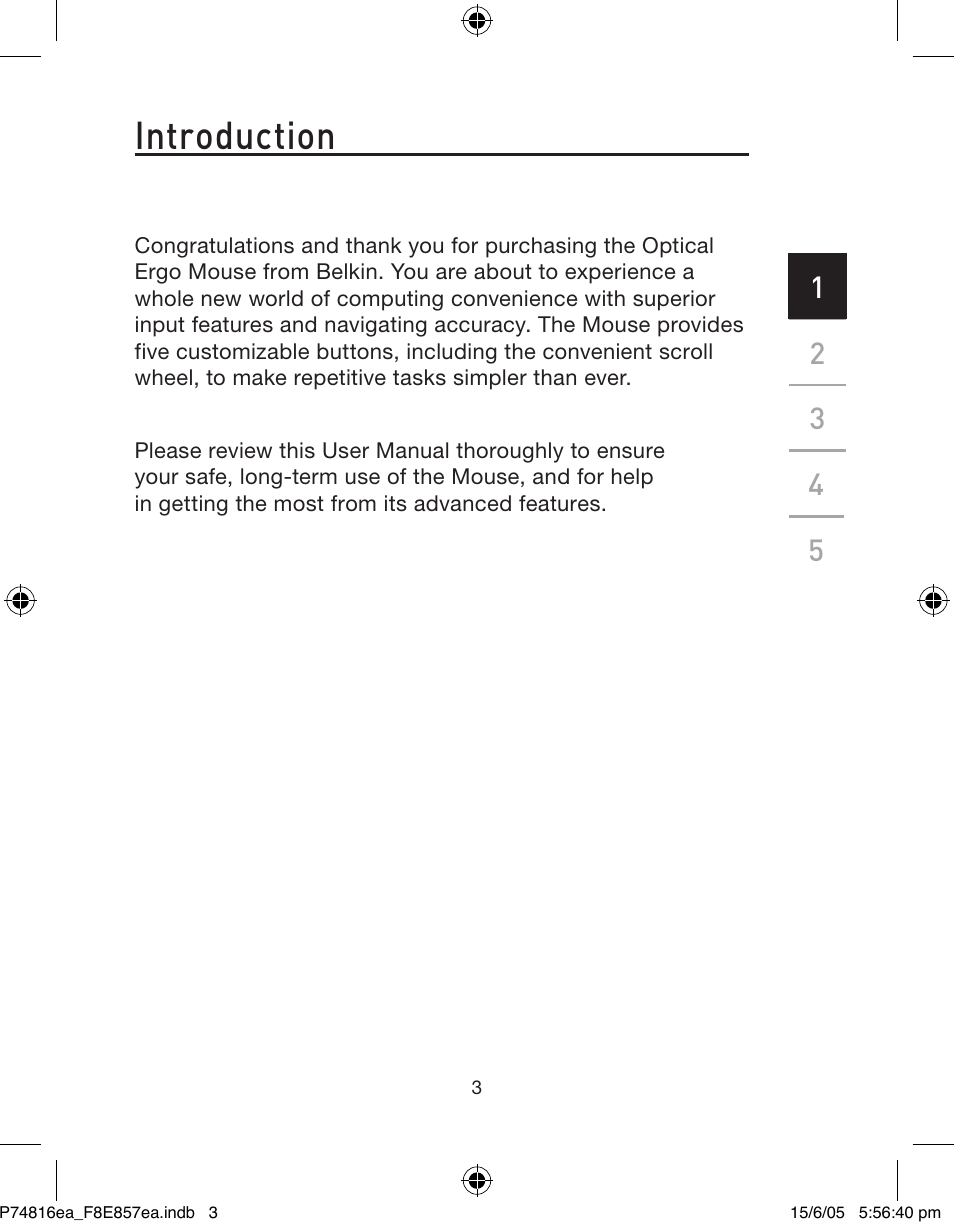 Introduction | Belkin P74816EA User Manual | Page 7 / 88