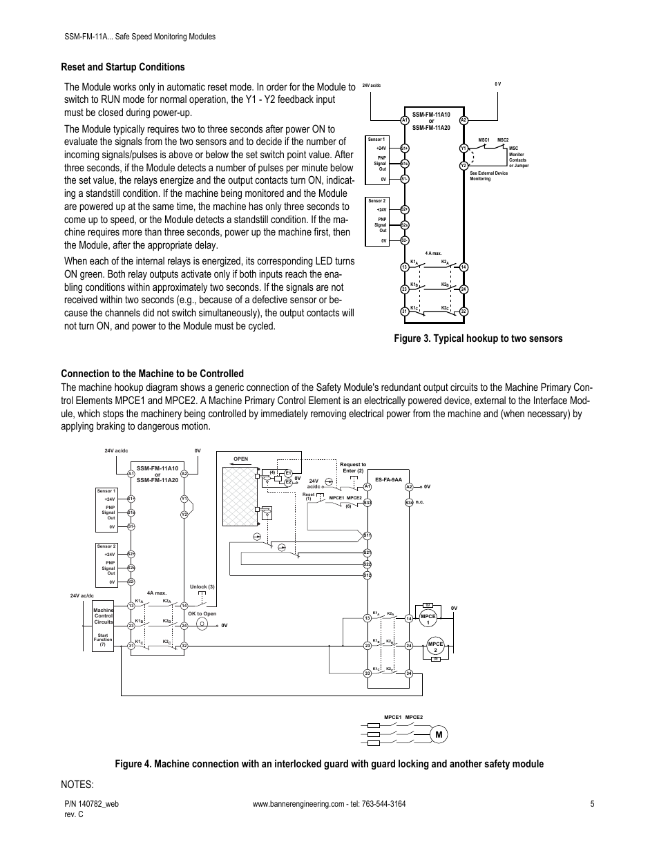 Banner Safe Speed Monitoring Modules User Manual | Page 5 / 15