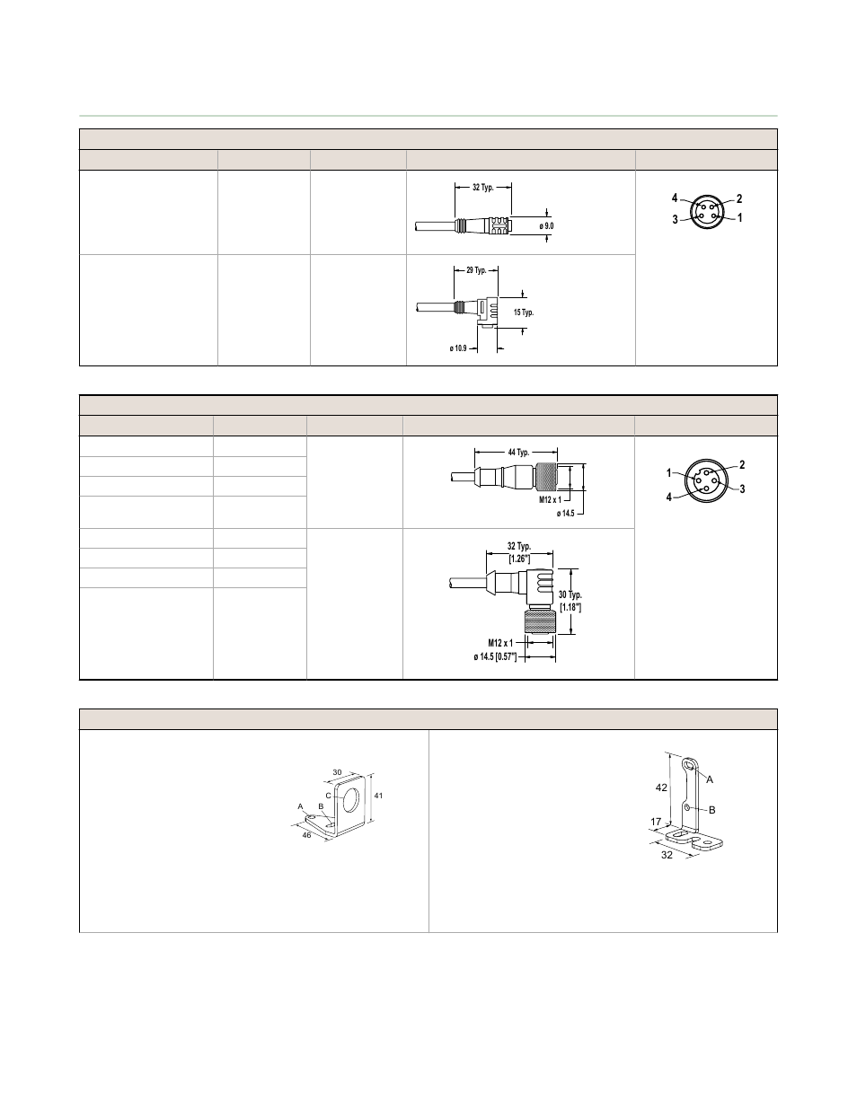 Accessories | Banner WORLD-BEAM QS18 Laser Series User Manual | Page 4 / 6