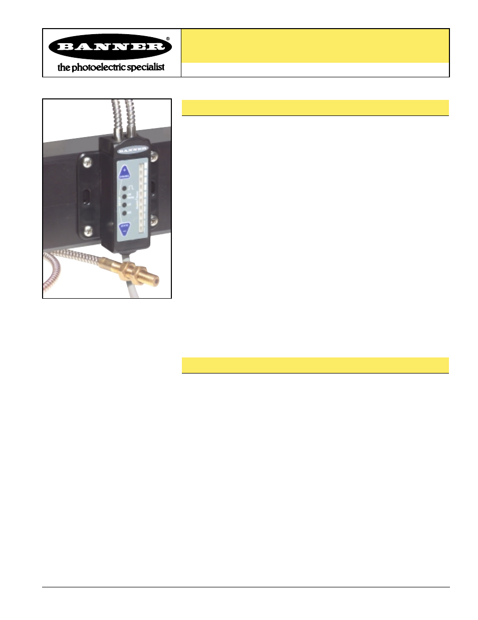 Banner R55F Fiber Optic Series User Manual | 12 pages