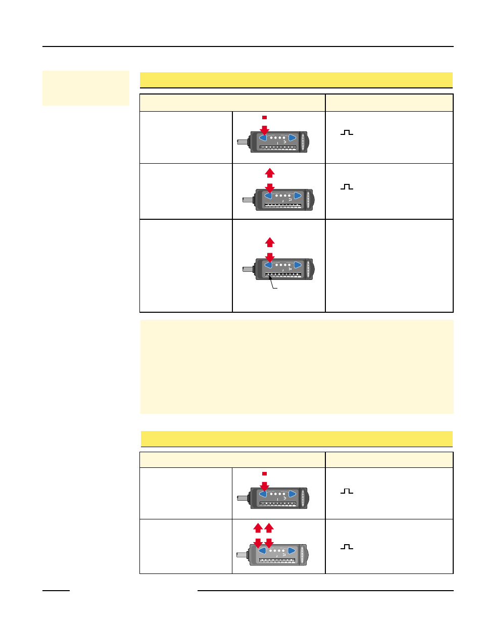 R55f series fiber-optic color mark sensors, Push button resulting indicator status, See page 8 for remote teach procedures | Page, Banner engineering corp, Minneapolis, u.s.a | Banner R55F Fiber Optic Series User Manual | Page 5 / 12