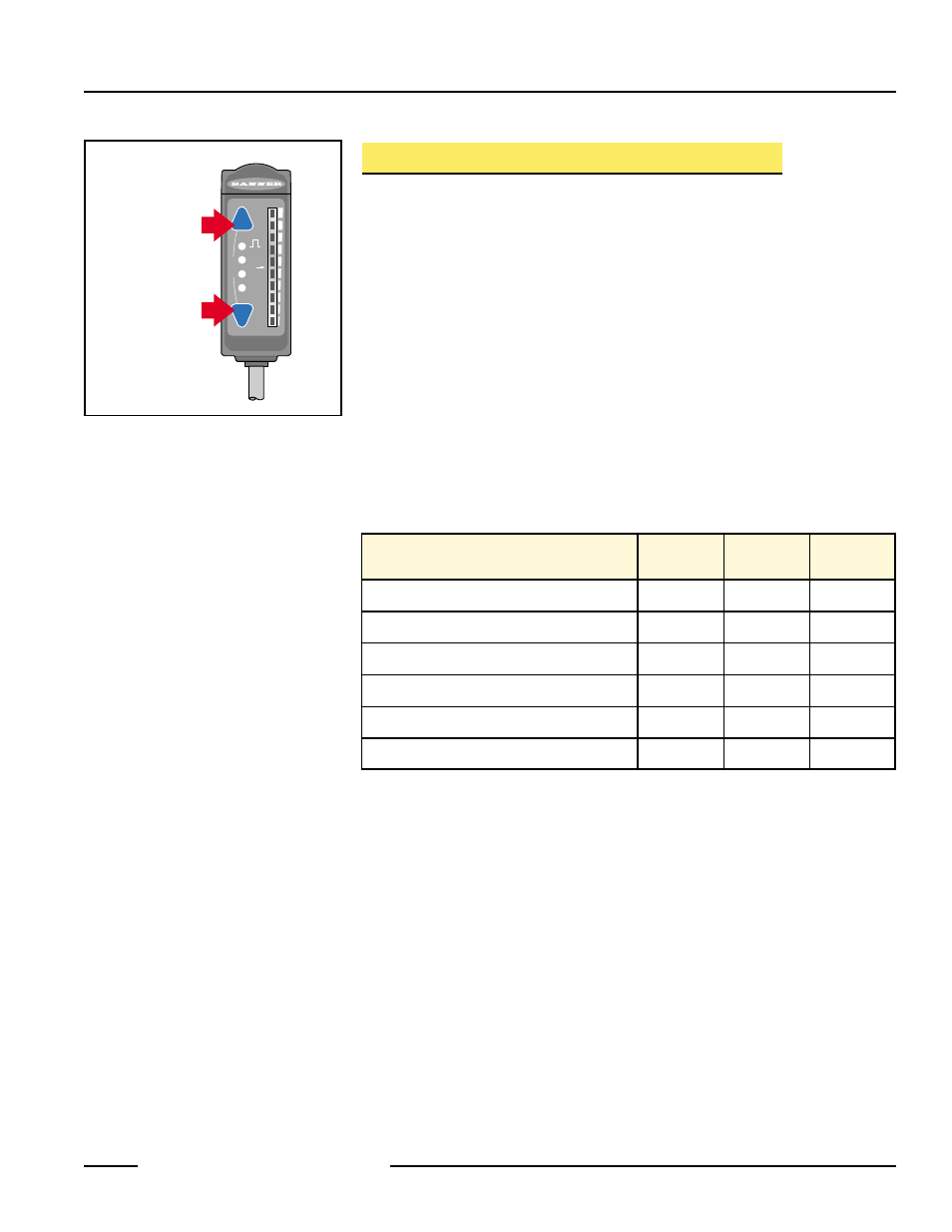 R55f series fiber-optic color mark sensors, Setup mode | Banner R55F Fiber Optic Series User Manual | Page 7 / 12