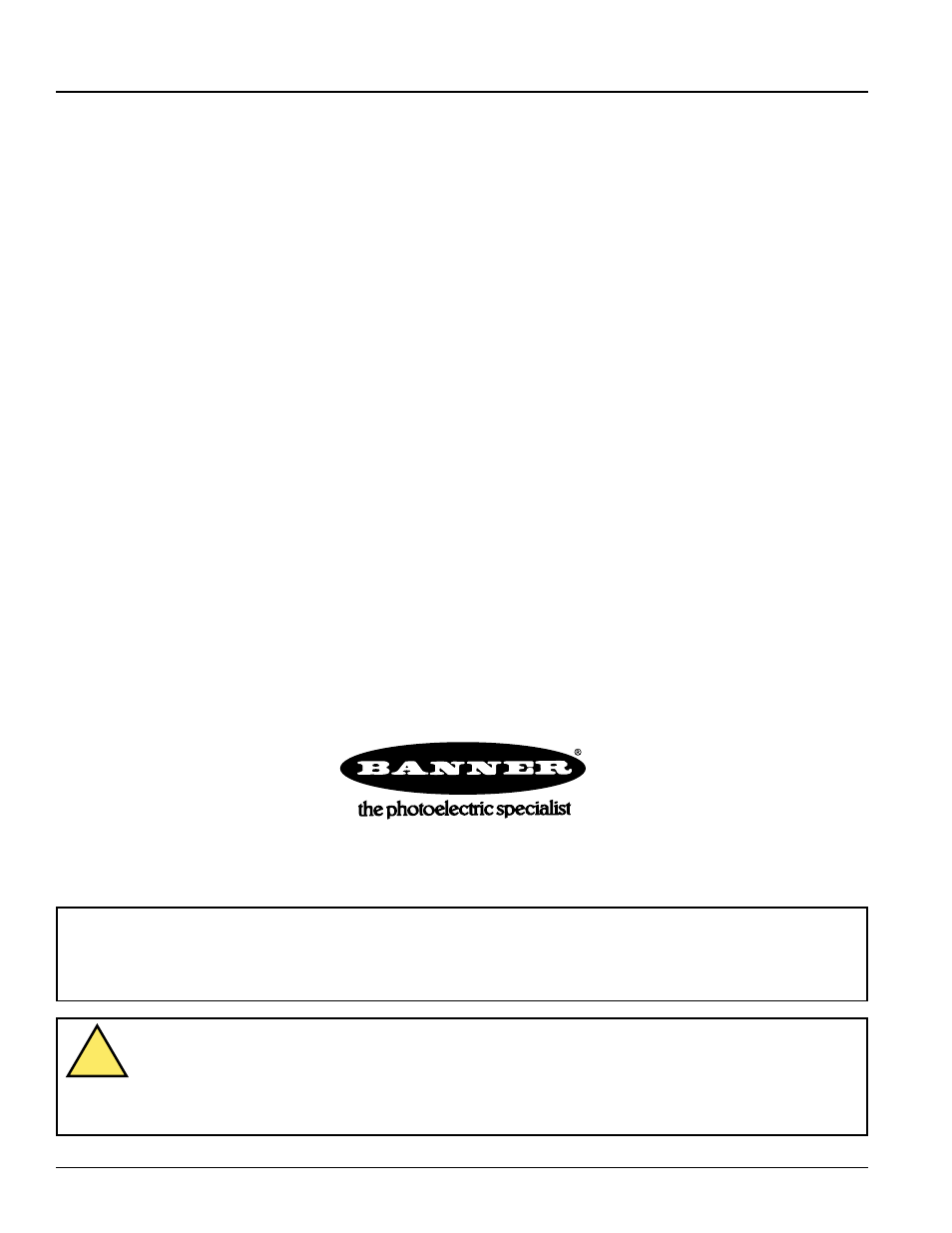 Qmt42 series fixed-field sensors | Banner QMT42 Series Fixed-Field Sensors User Manual | Page 6 / 6