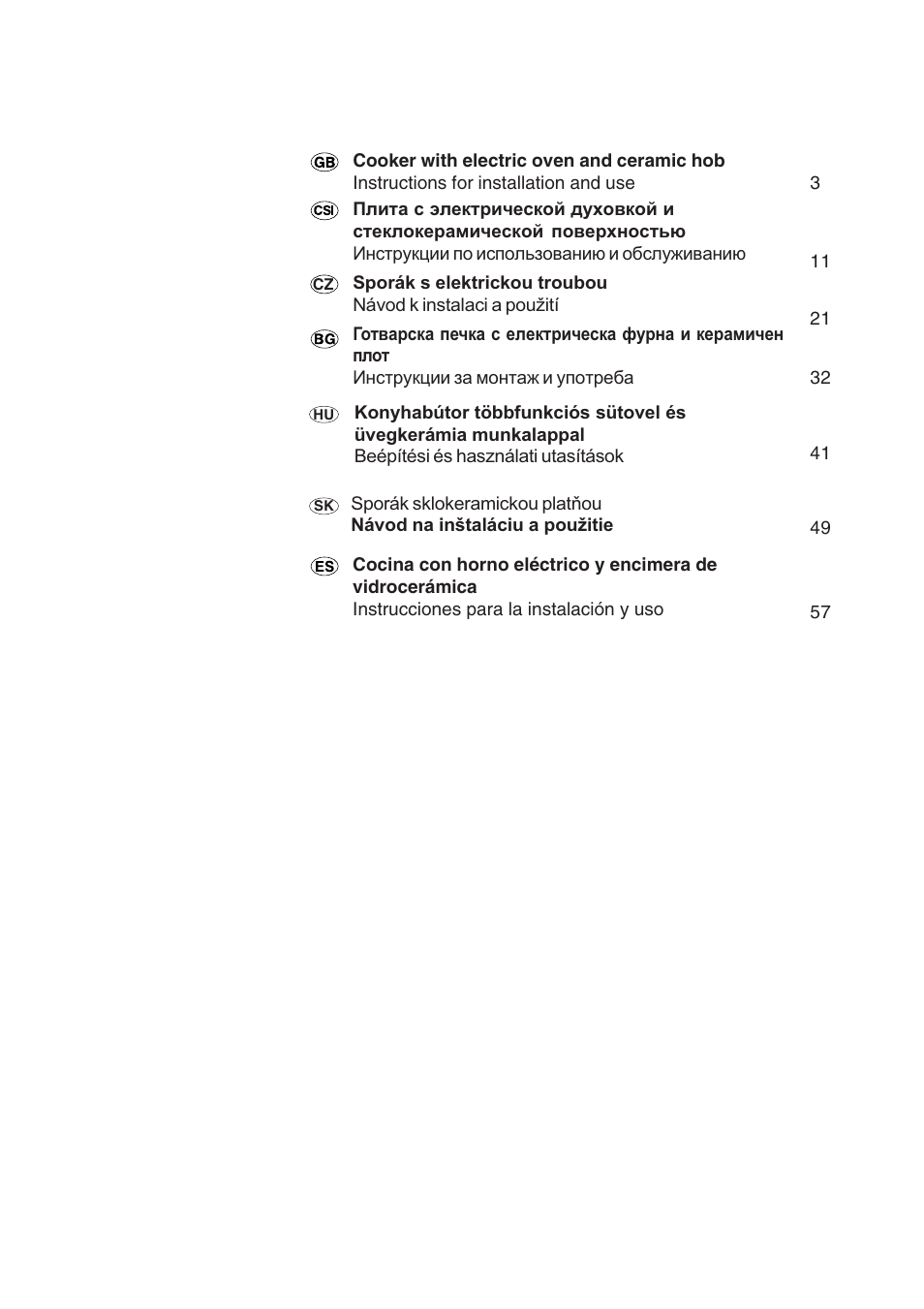 Indesit K3C11/R User Manual | Page 2 / 68