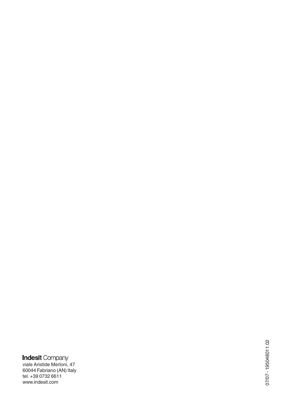 Indesit K3C11/R User Manual | Page 68 / 68