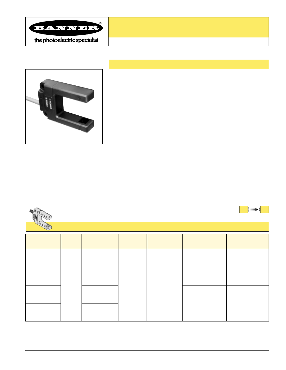 Banner SL30 Series Slot Sensors User Manual | 12 pages