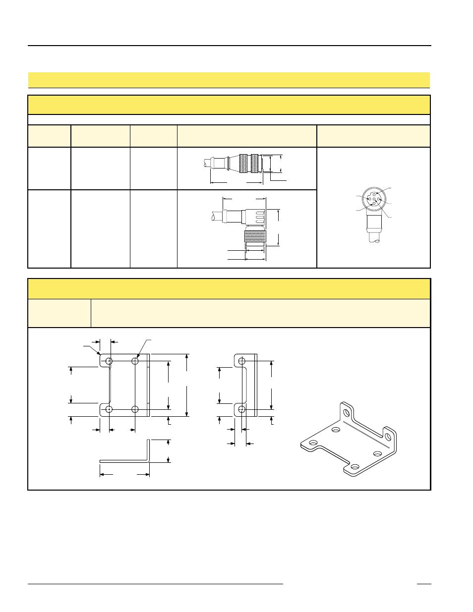 Sle30 expert, Series slot sensor, Accessories quick-disconnect cables | Mounting brackets | Banner SL30 Series Slot Sensors User Manual | Page 10 / 12