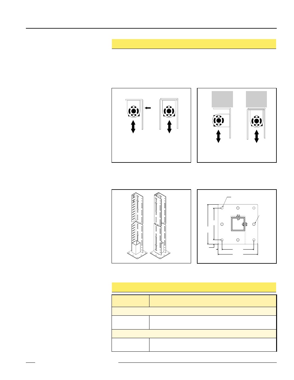 Usa series protective mounting stands, Mounting the usa series, Usa series accessories | Model number description | Banner USA Series Protective Mounting Stands User Manual | Page 3 / 4
