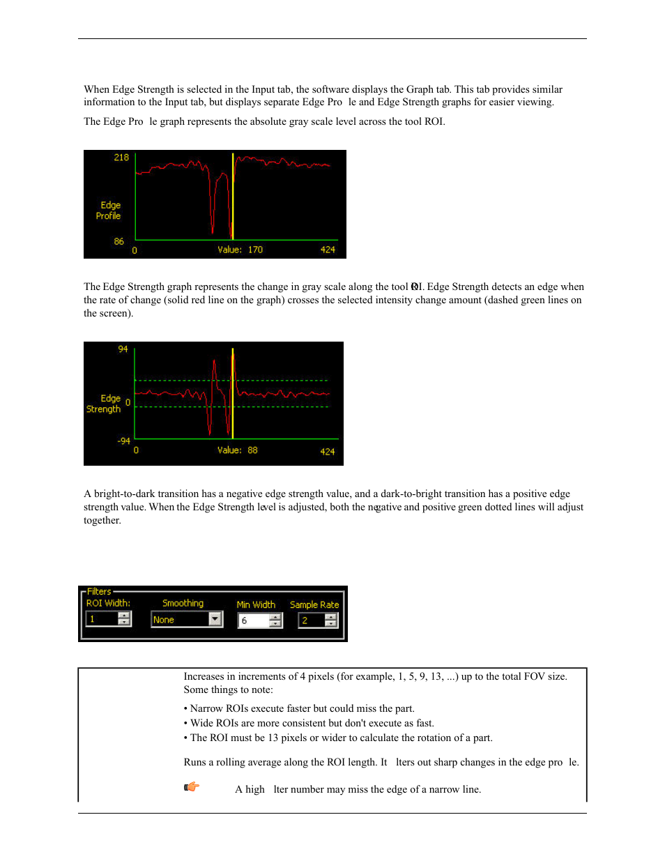 Filters | Banner PresencePLUS Pro COLOR—PROII Camera User Manual | Page 102 / 392