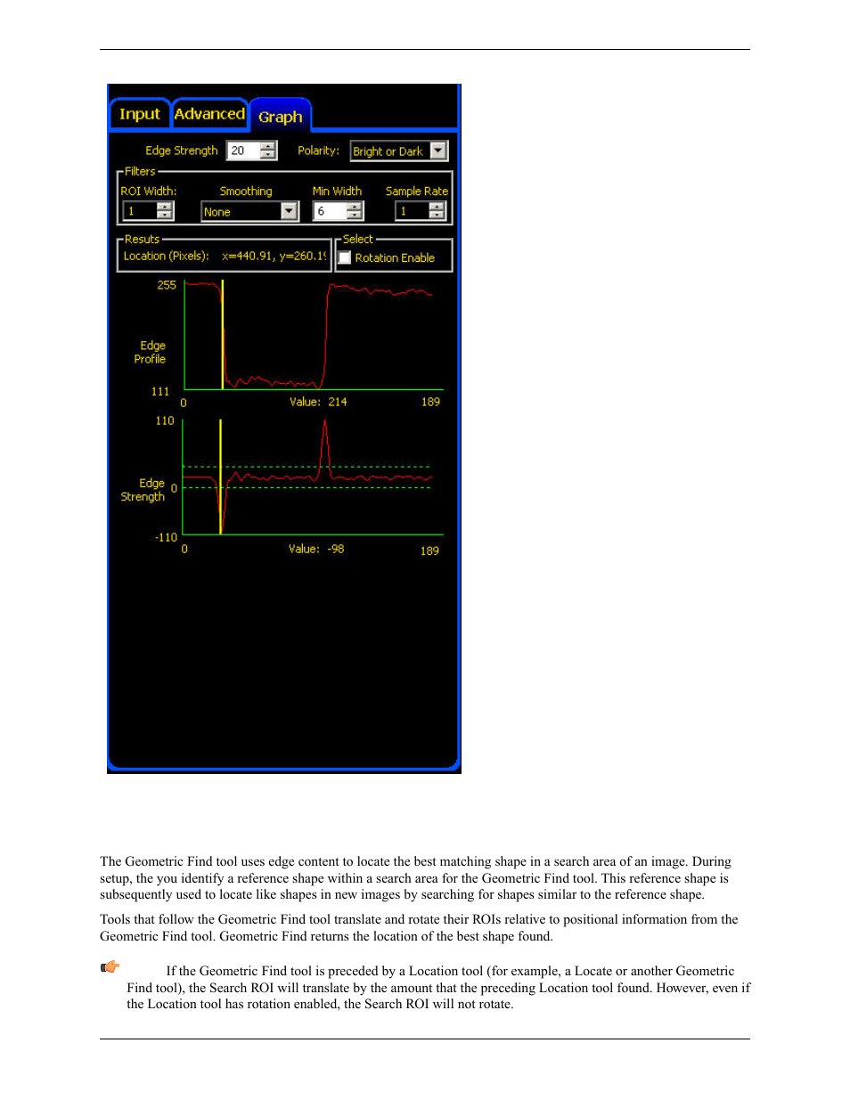 2 geometric find tool | Banner PresencePLUS Pro COLOR—PROII Camera User Manual | Page 105 / 392